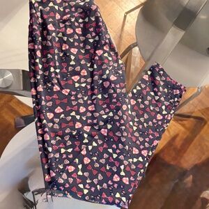 Brazil Wear Workout Leggings with Bow Design Size L